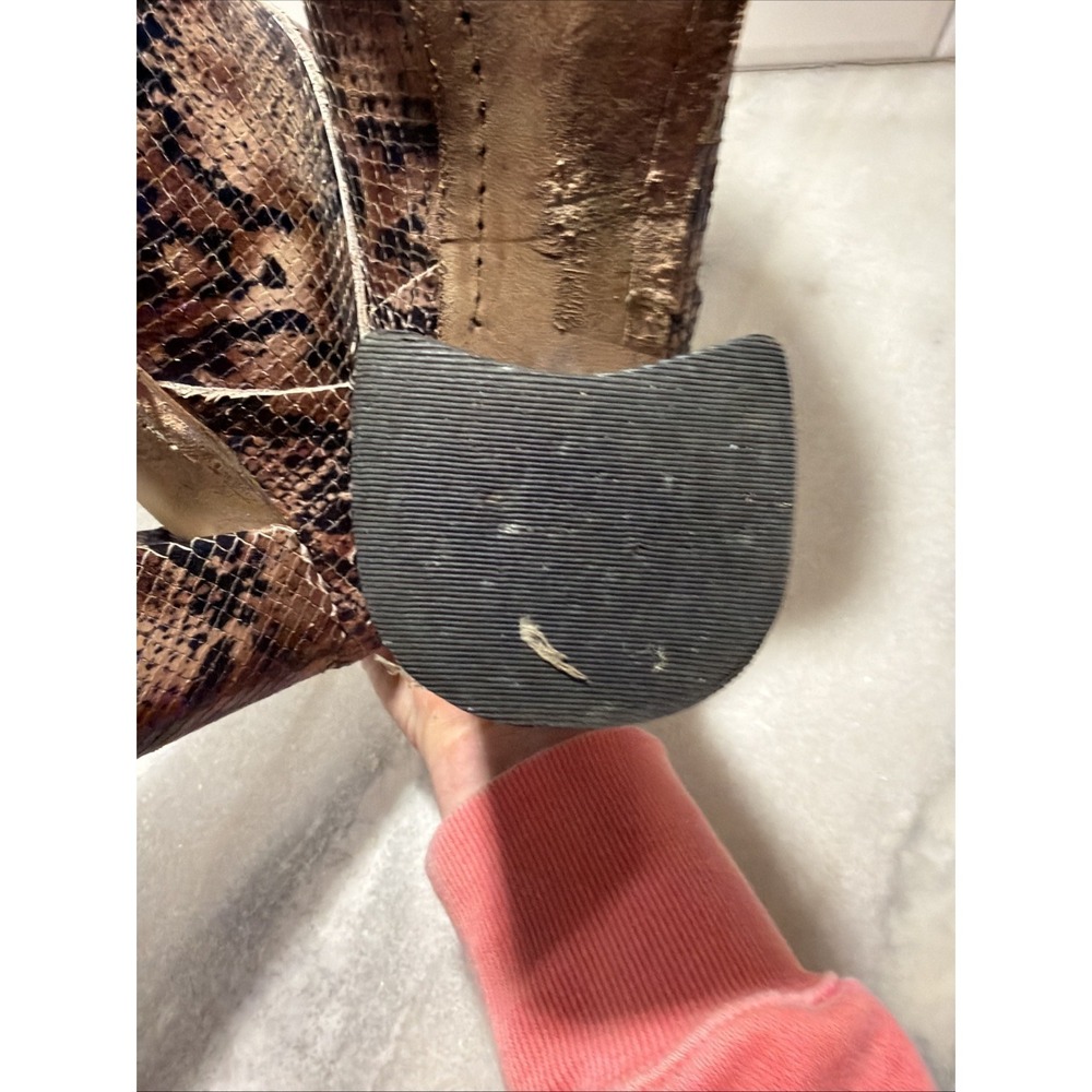 FREEBIRD Joey‎ Snake Print Bootie SZ 10 - Picture 16 of 16